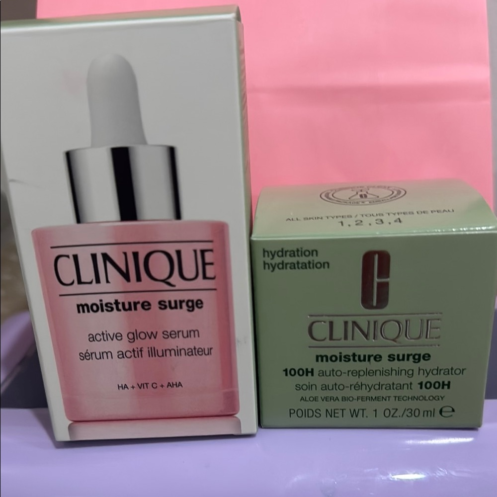 Clinique Moisture Surge Active Glow Serum - Pink